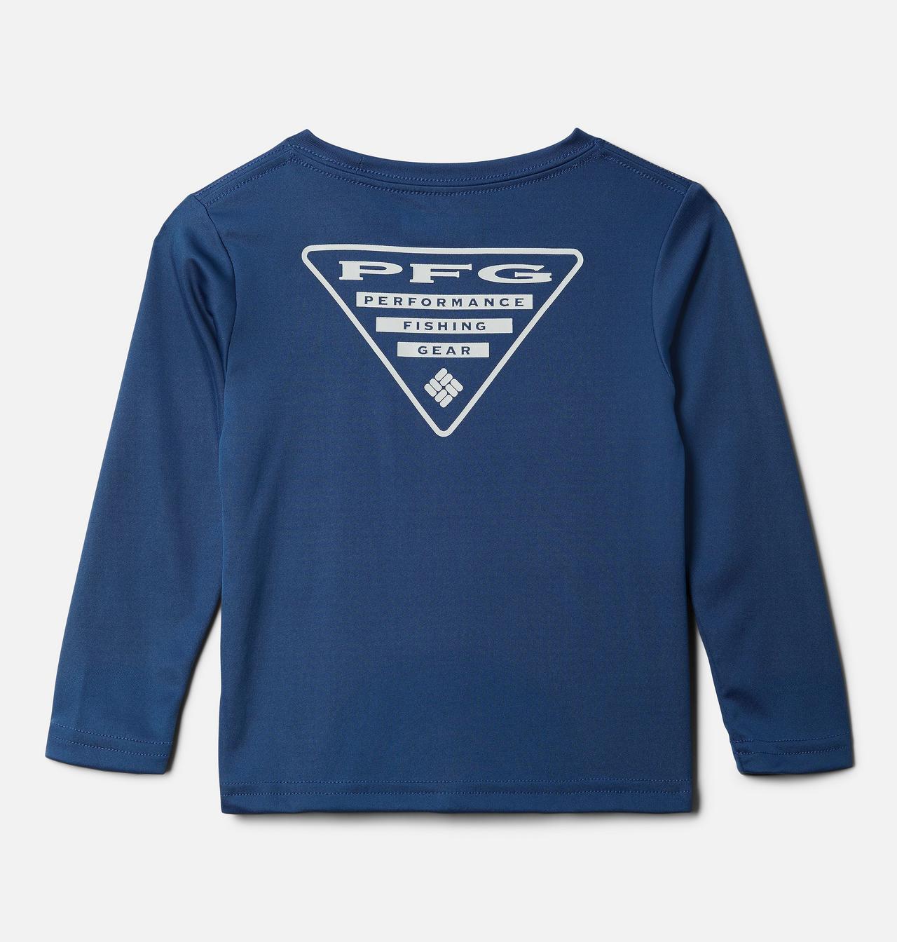 Boys' Toddler PFG Terminal Tackle™ Triangle Logo Long Sleeve Shirt 2