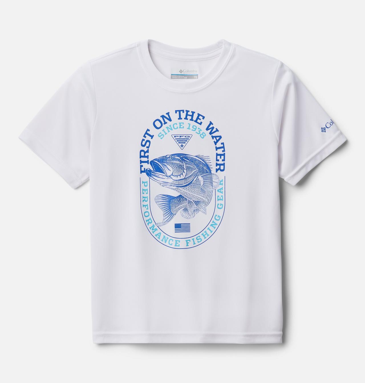 Boys' PFG Terminal Tackle™ First On The Water Short Sleeve Shirt 1