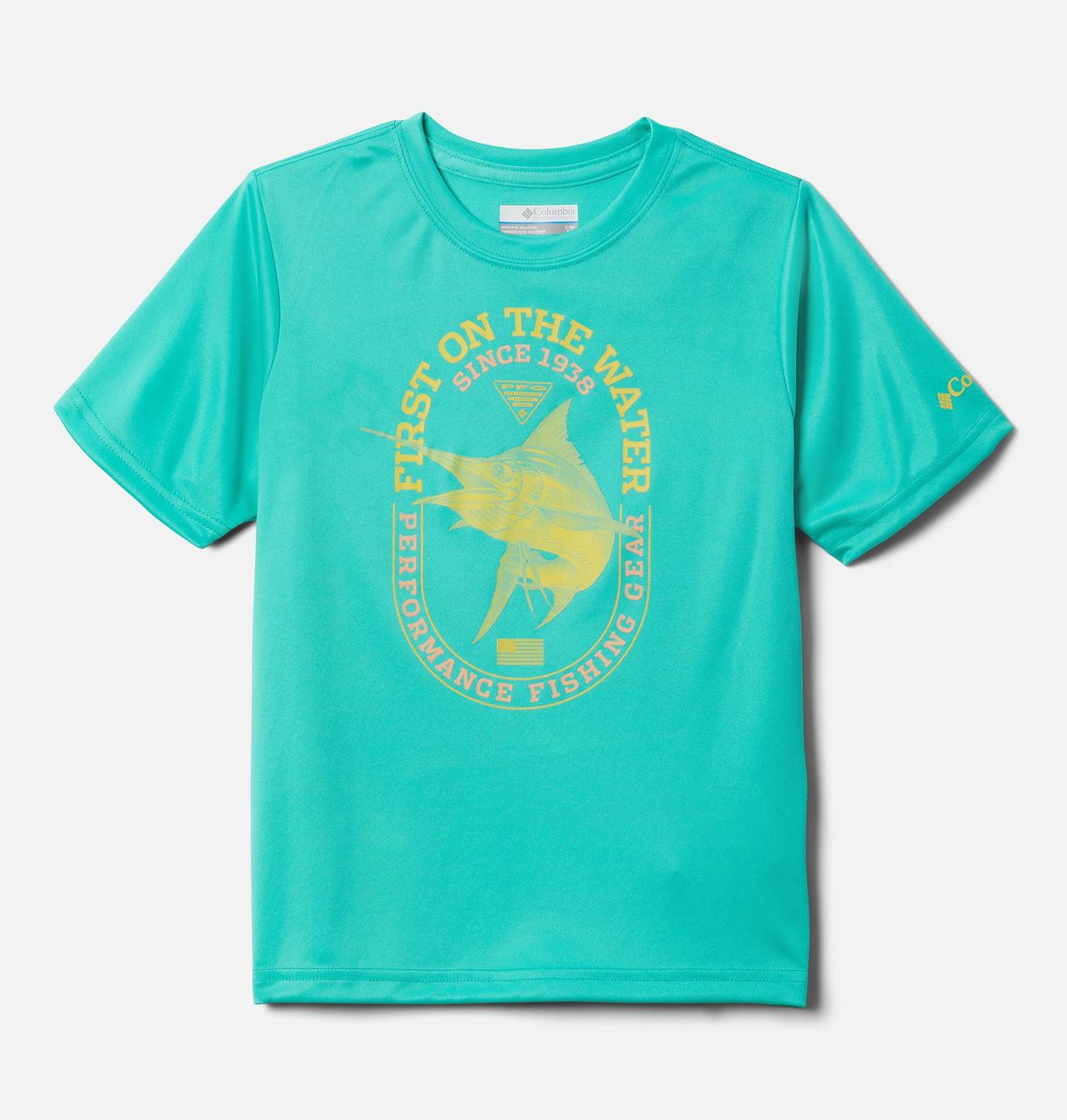 Boys' PFG Terminal Tackle™ First On The Water Short Sleeve Shirt 1