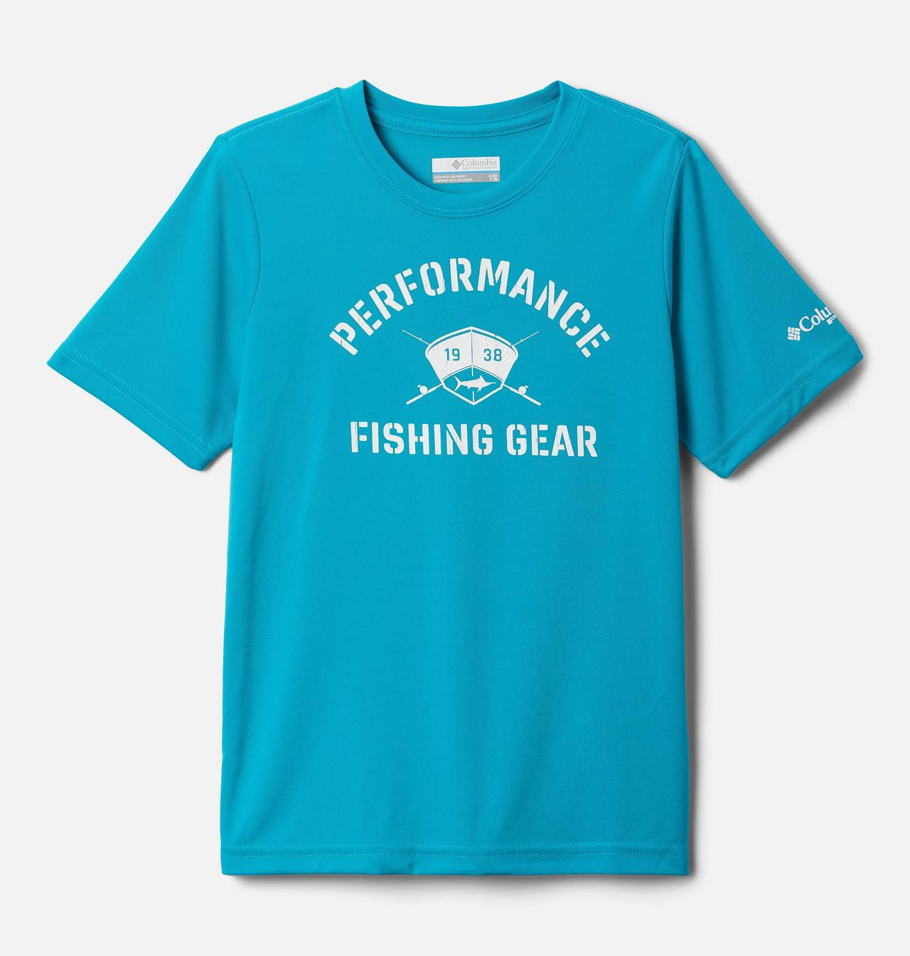 Boys' PFG Terminal Tackle™ First On The Water Short Sleeve Shirt 1