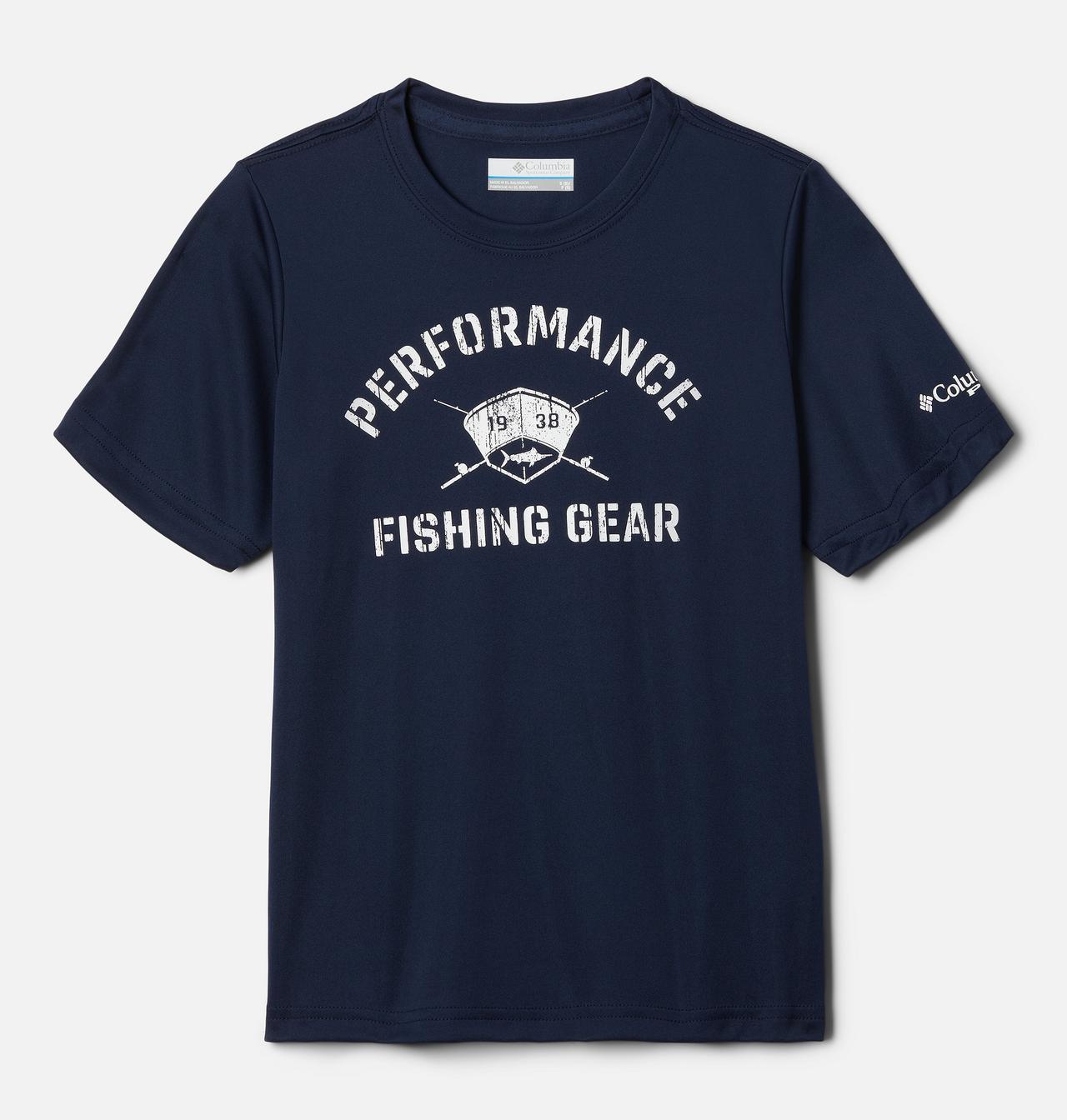 Boys' PFG Terminal Tackle™ First On The Water Short Sleeve Shirt 1