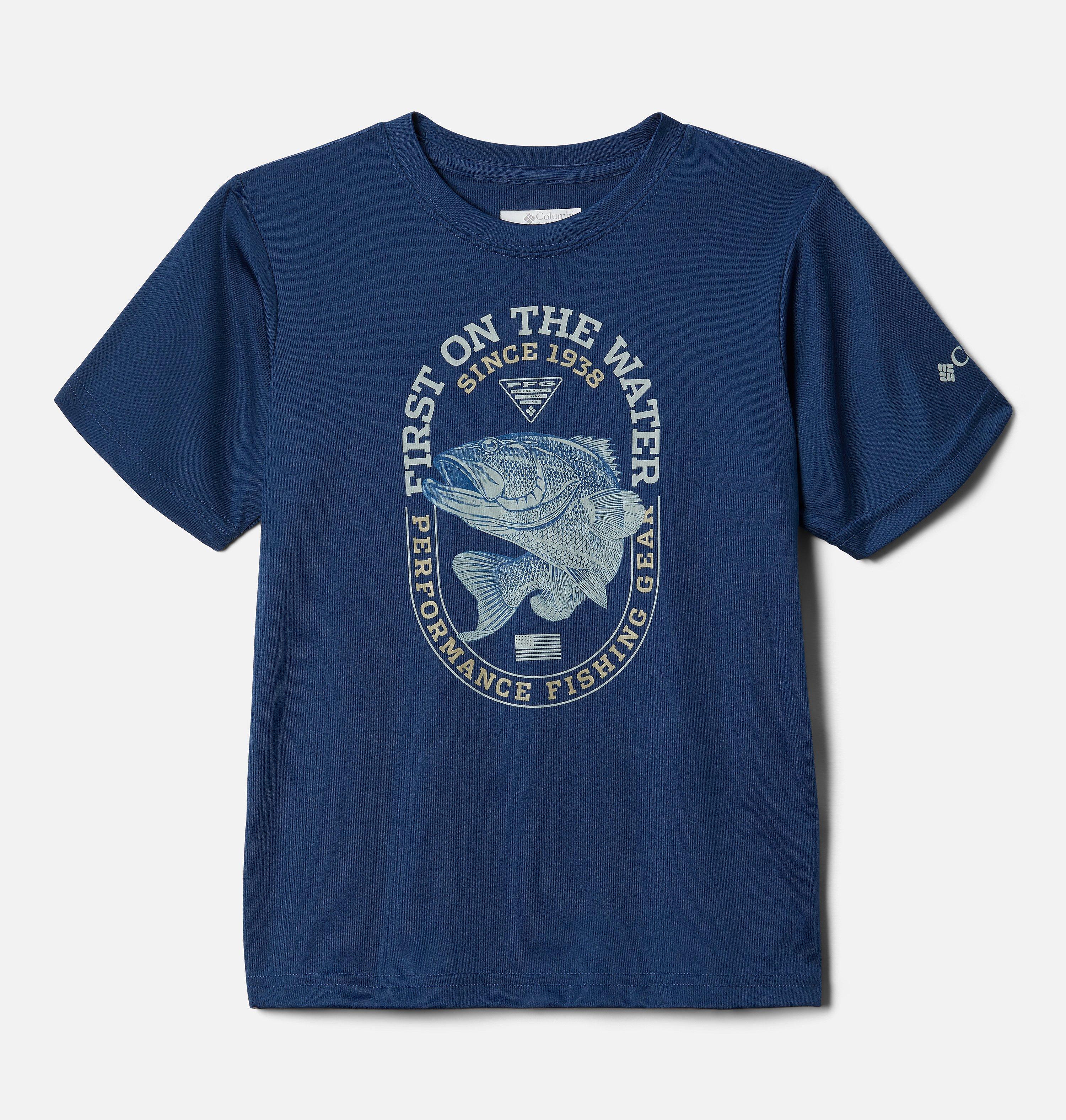 Boys' PFG Terminal Tackle™ First On The Water Short Sleeve Shirt 1
