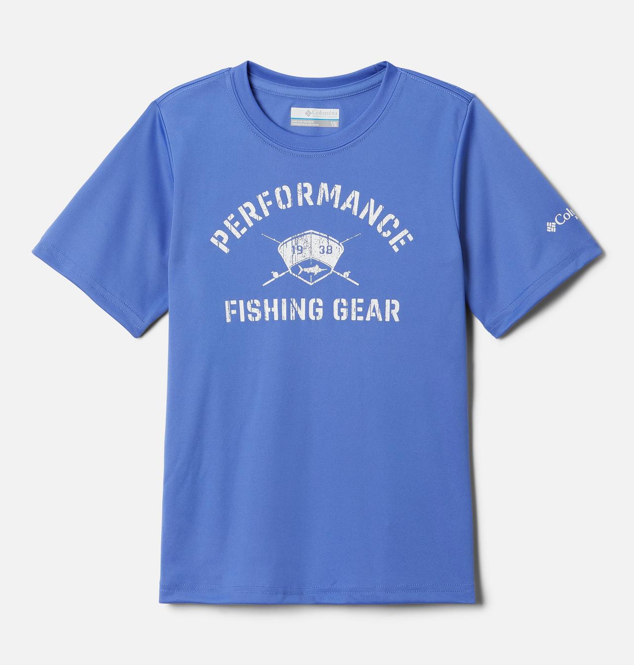 Boys' PFG Terminal Tackle™ First On The Water Short Sleeve Shirt 1