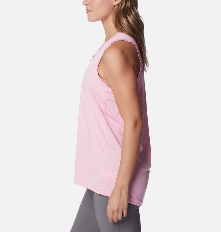 Women's Columbia Hike Tank, Color: Wild Rose Heather, image 3