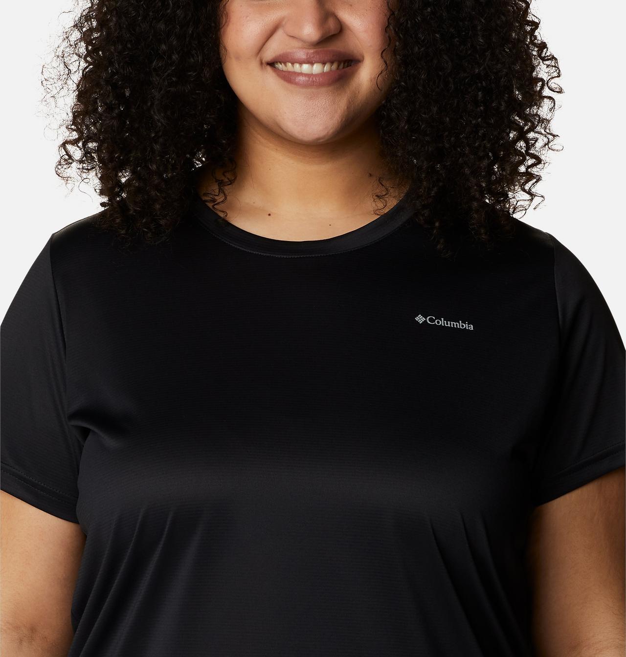 Women's Columbia Hike™ Short Sleeve Crew Shirt - Plus Size 4