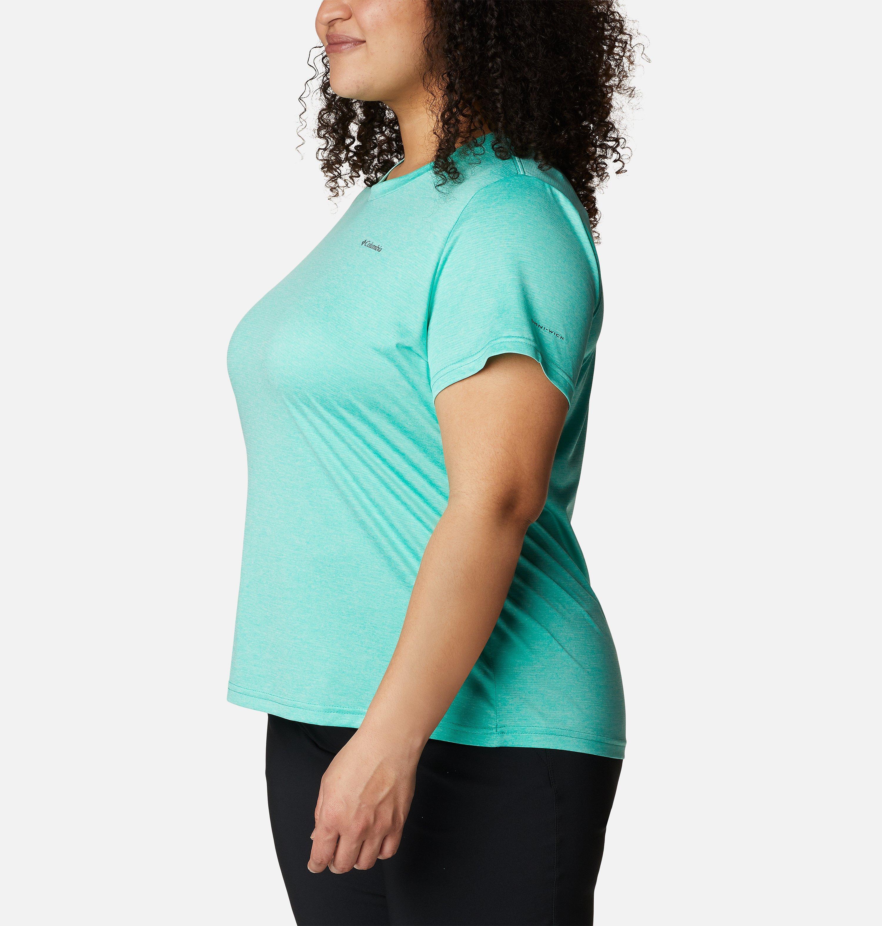 Women's Columbia Hike™ Short Sleeve Crew Shirt - Plus Size 3