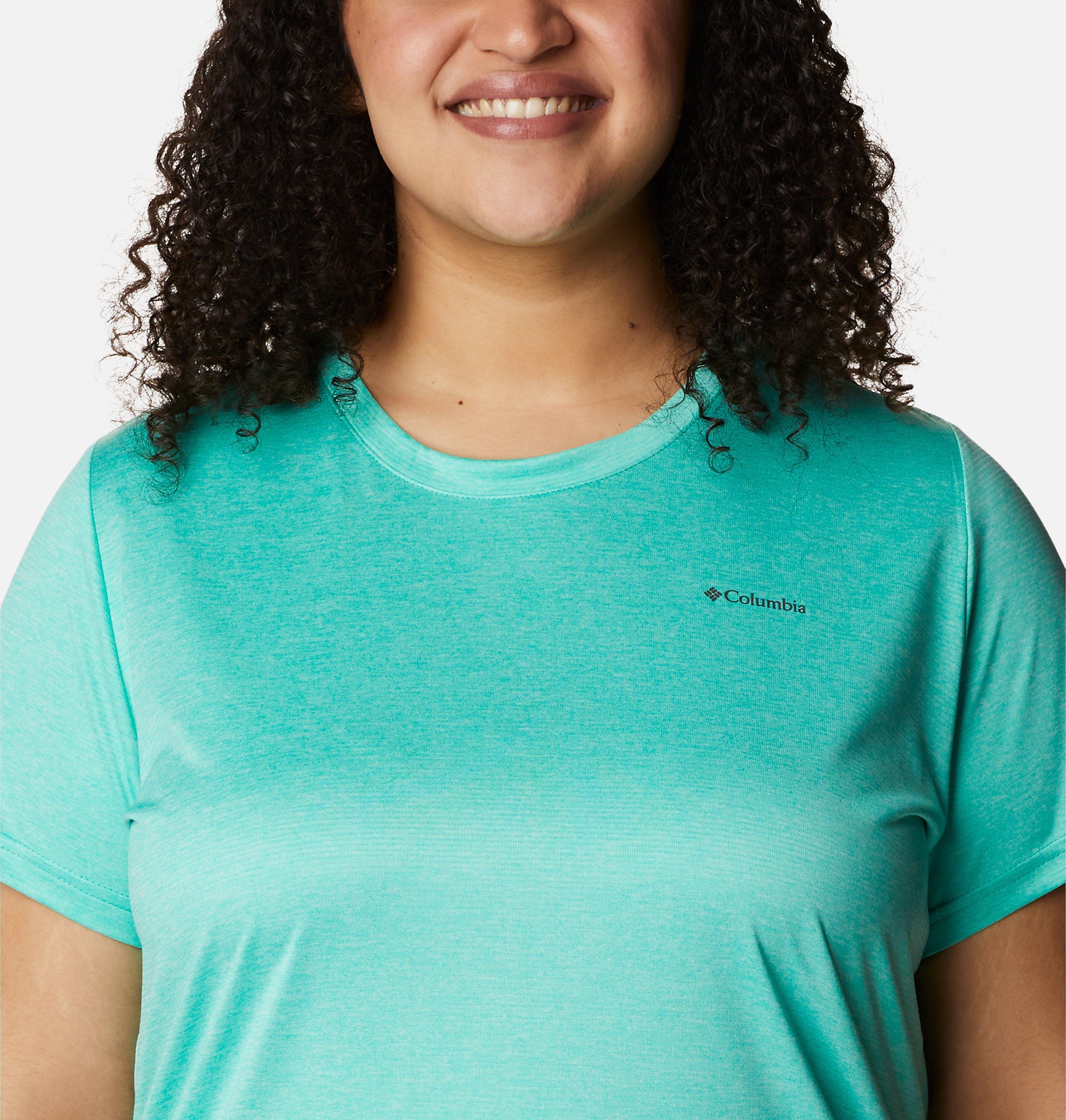 Women's Columbia Hike™ Short Sleeve Crew Shirt - Plus Size 4