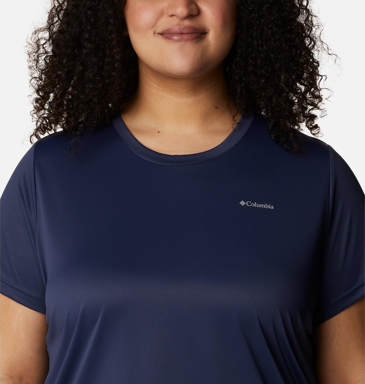 Women's Columbia Hike™ Short Sleeve Crew Shirt - Plus Size 4