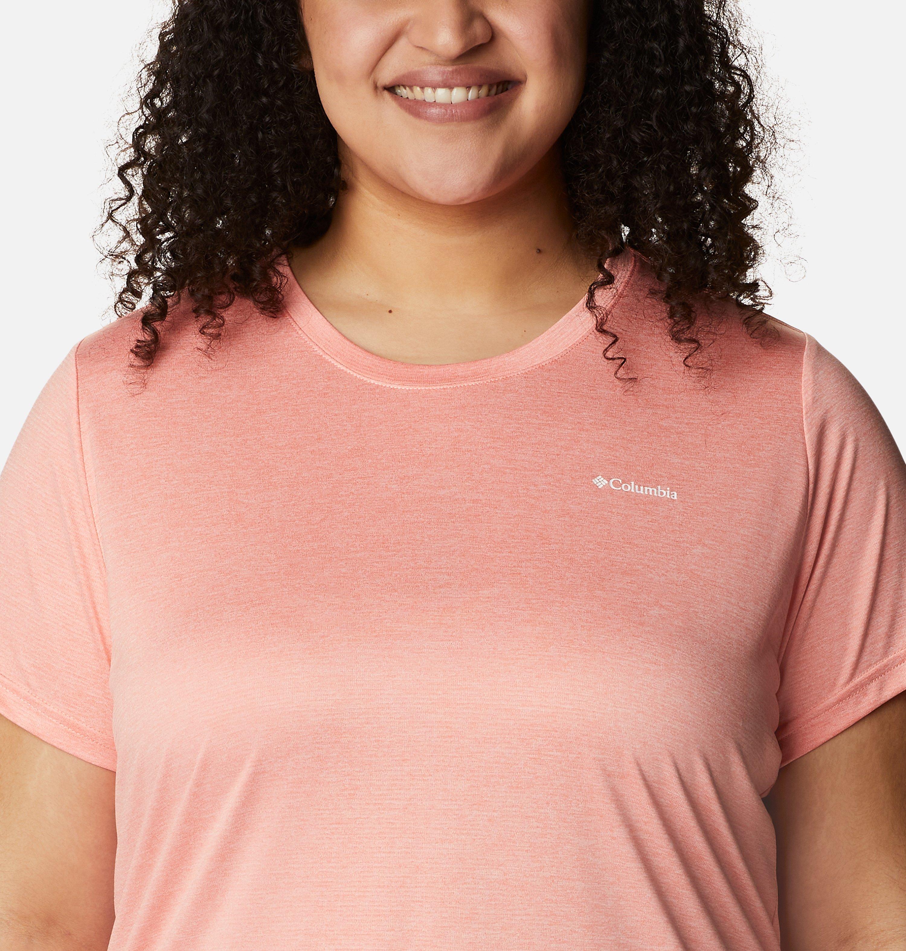 Women's Columbia Hike™ Short Sleeve Crew Shirt - Plus Size 4