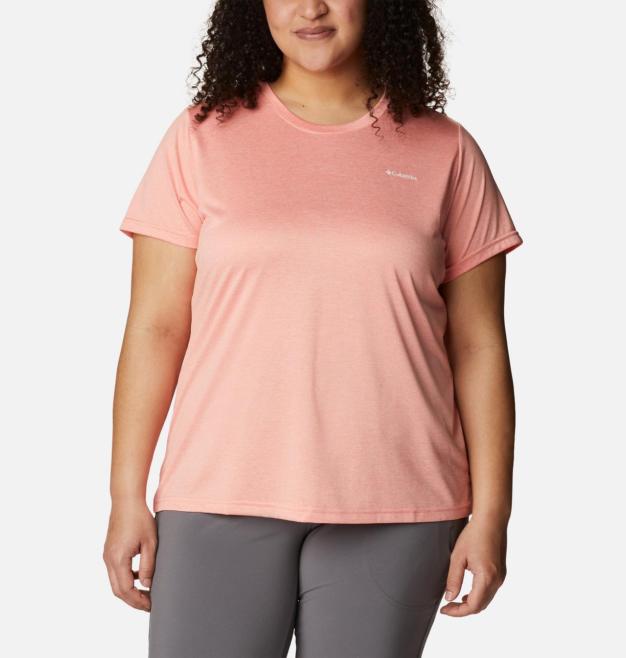 Women's Columbia Hike™ Short Sleeve Crew Shirt - Plus Size 1