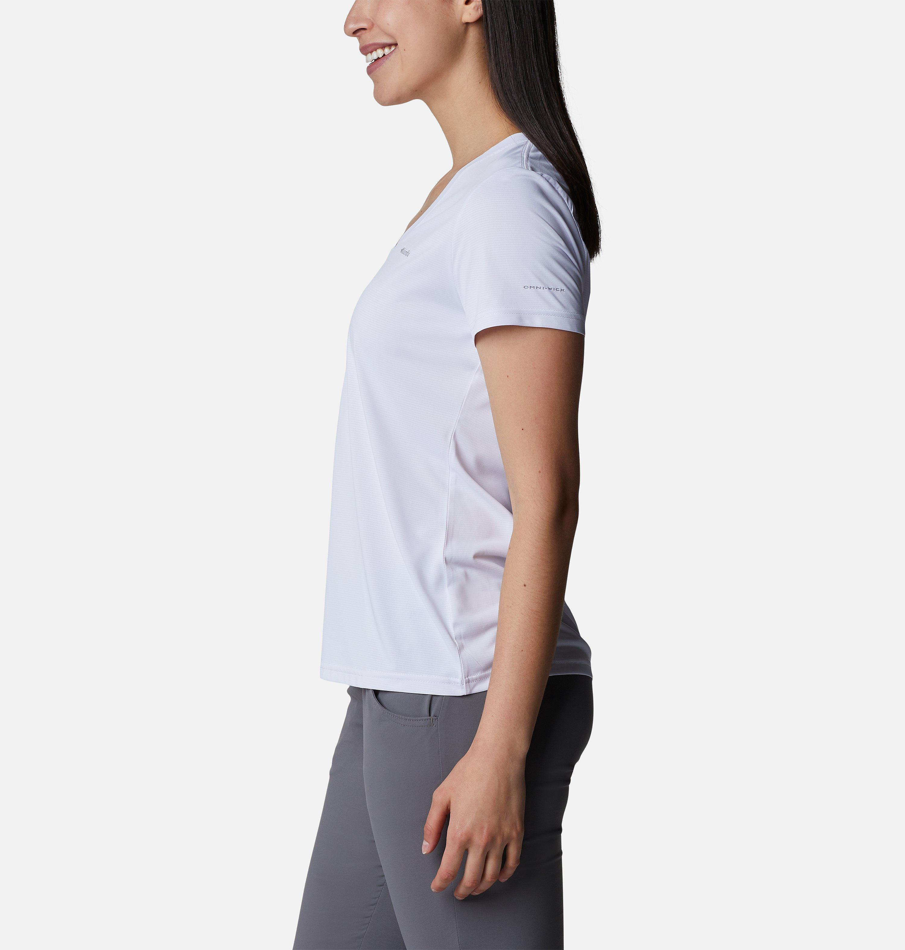 Women's Columbia Hike Short Sleeve V-Neck Shirt 3