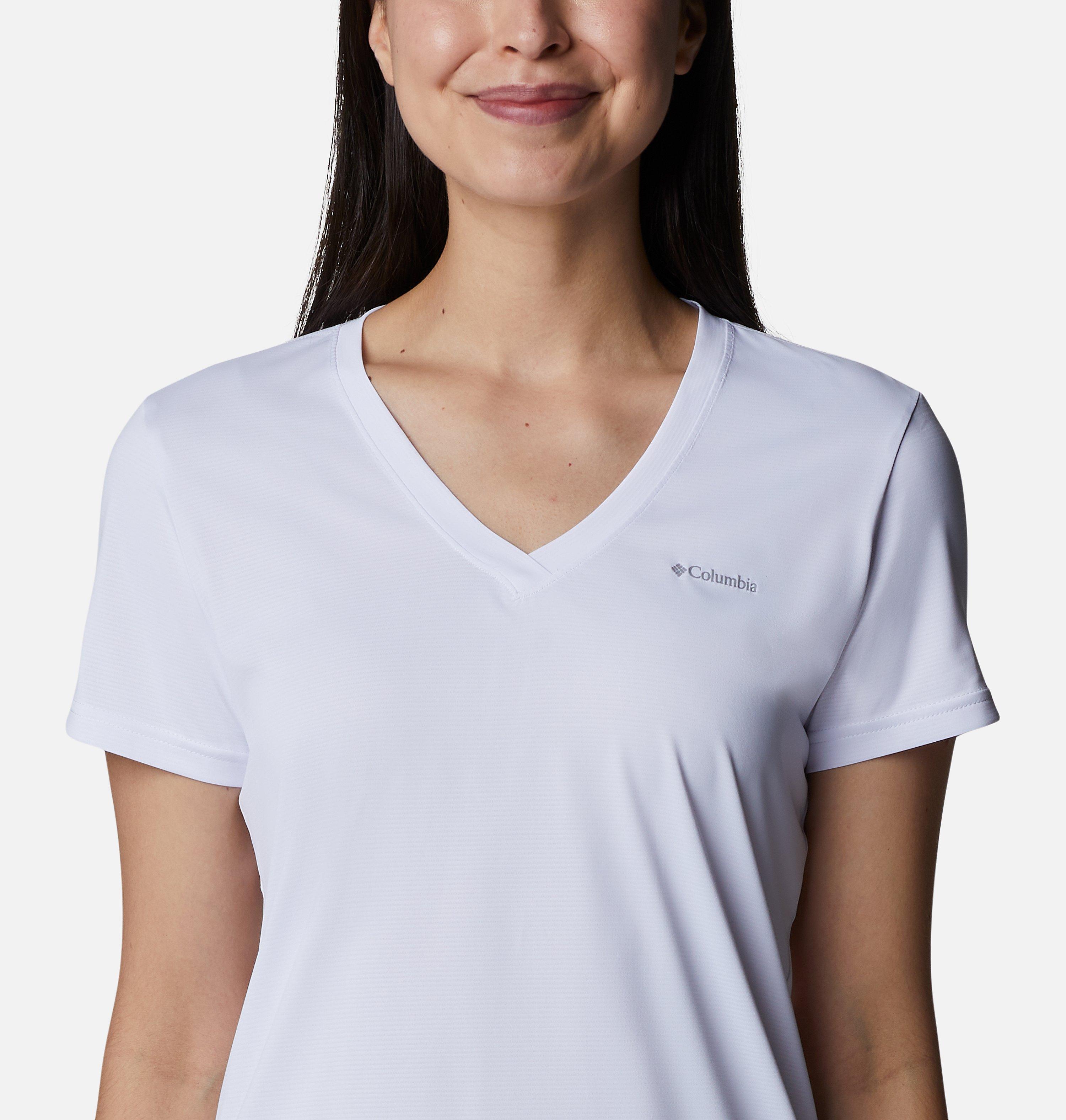 Women's Columbia Hike Short Sleeve V-Neck Shirt 4