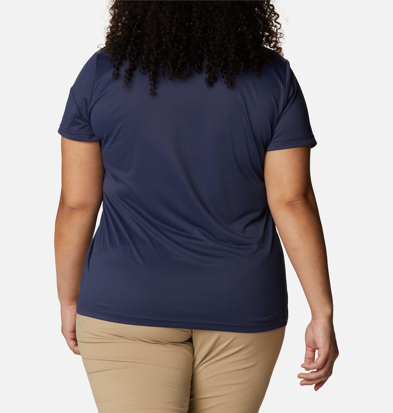 Women's Columbia Hike™ Short Sleeve V Neck Shirt - Plus Size 2