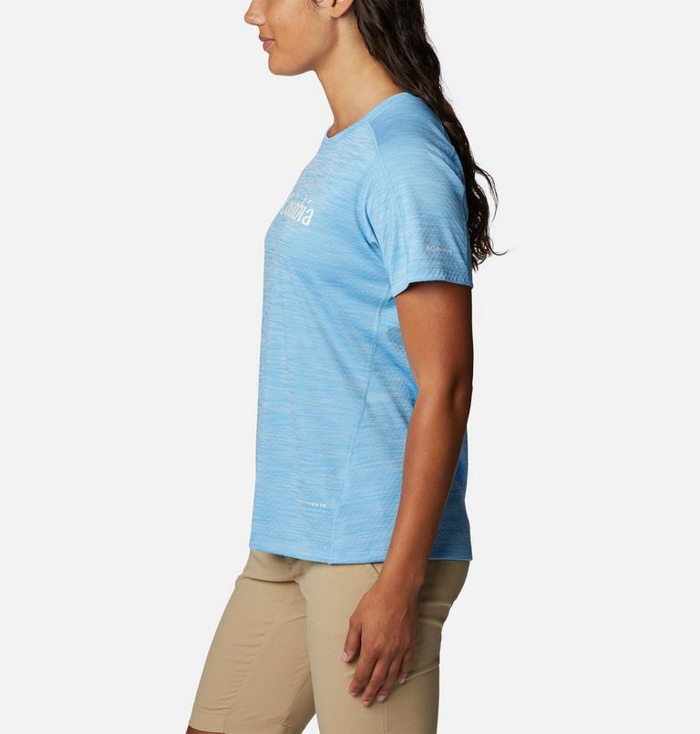 W Zero Rules Graphic Crew | 454 | S, Color: Vista Blue Hthr, CSC Branded Graphic, image 3
