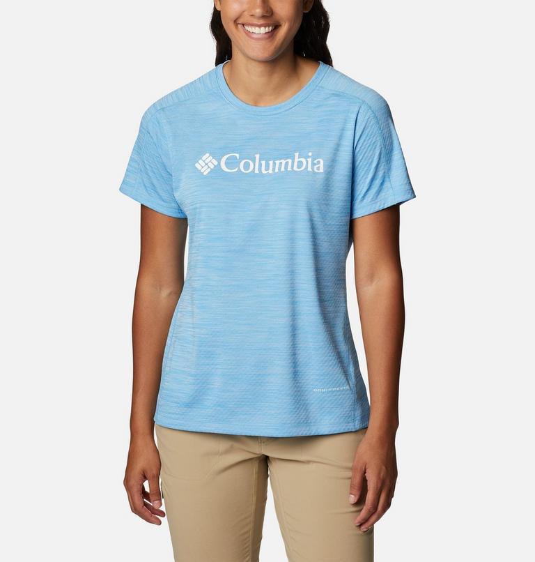 W Zero Rules Graphic Crew | 454 | S, Color: Vista Blue Hthr, CSC Branded Graphic, image 1