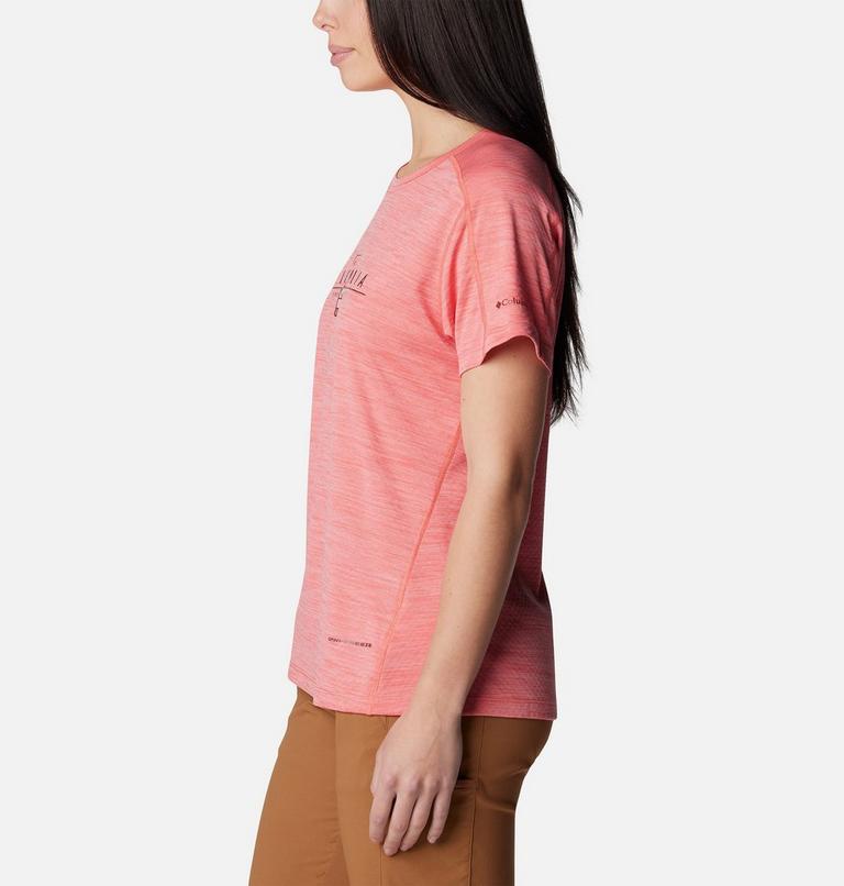 Women's Zero Rules Technical T-Shirt, Color: Juicy Heather, Nature Rules, image 3