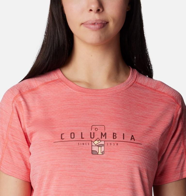 Women's Zero Rules Technical T-Shirt, Color: Juicy Heather, Nature Rules, image 4