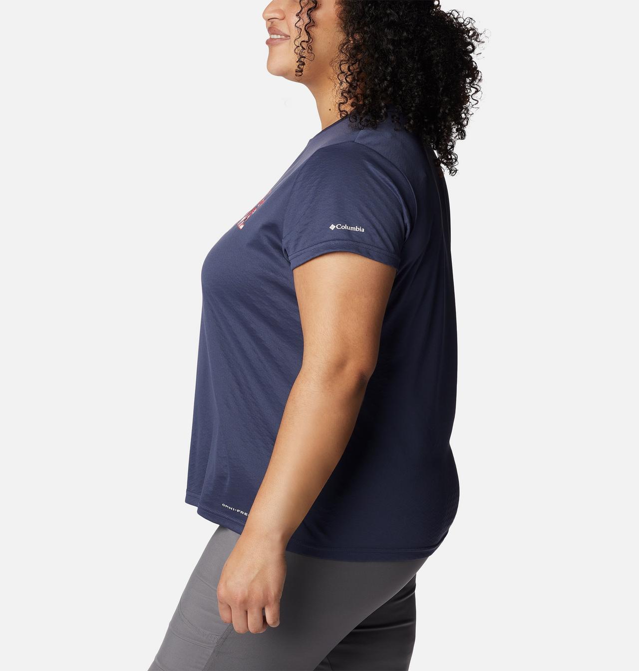 Women's Cirro Ice™ Graphic Short Sleeve Crew Shirt - Plus Size 3