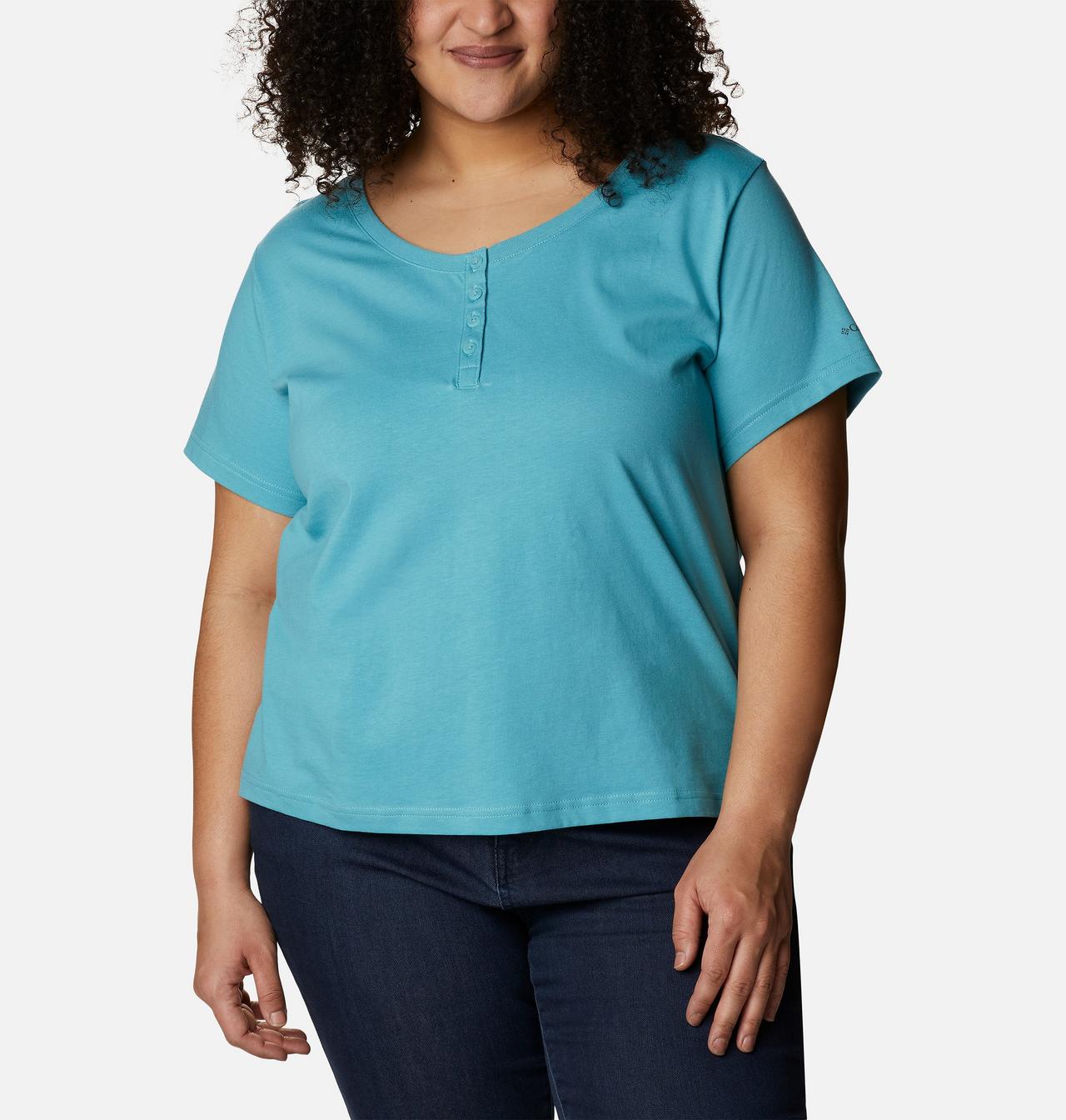 Women's Sapphire Point™ Henley - Plus Size 5