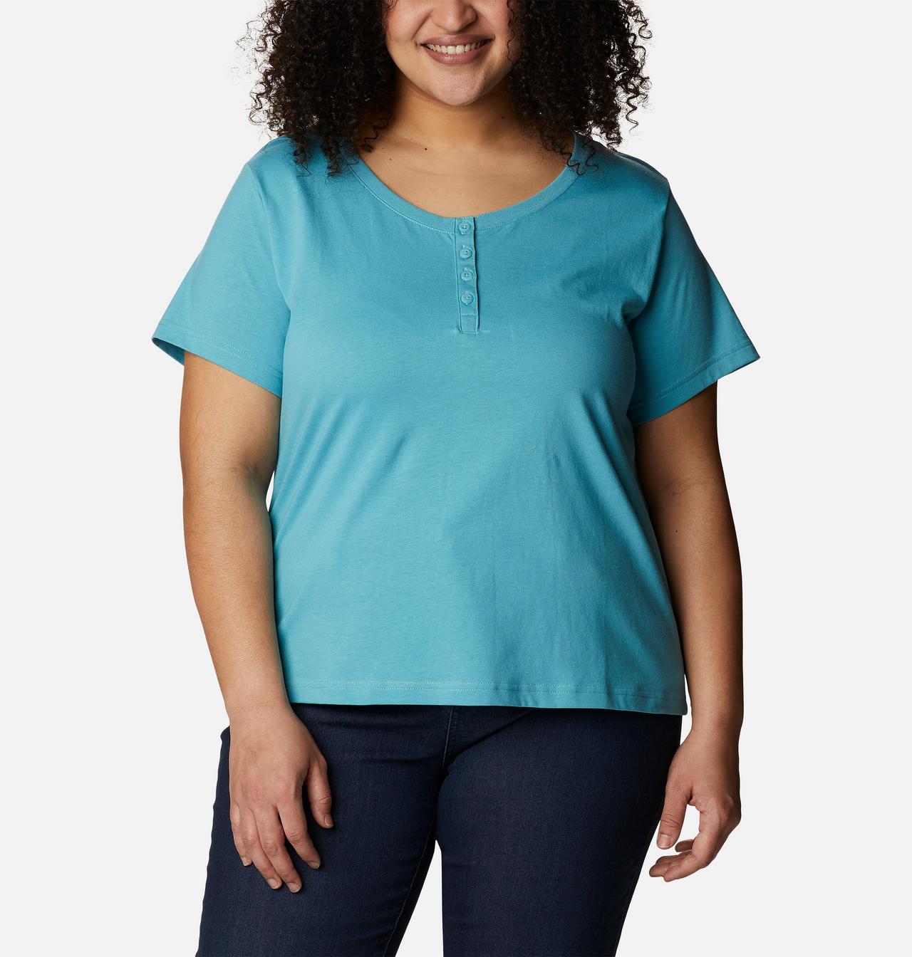 Women's Sapphire Point™ Henley - Plus Size 1