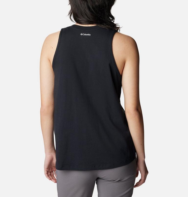 Women&rsquo;s North Cascades Casual Graphic Tank Top, Color: Black, Gem Columbia Graphic, image 2