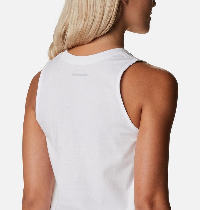 Women’s North Cascades Casual Graphic Tank Top, Color: White, Rainbow Shimmer, image 5