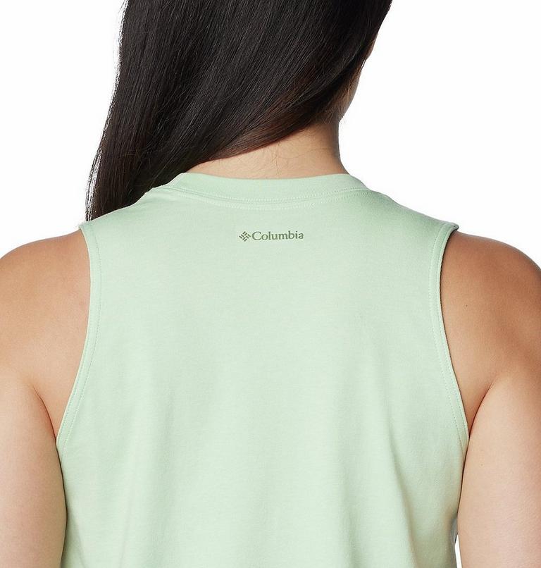 Women&rsquo;s North Cascades Casual Graphic Tank Top, Color: Sage Leaf, Elevated High Two, image 5
