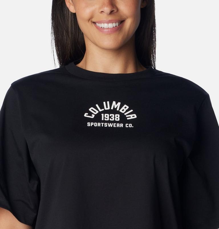 Women's North Cascades Relaxed T-Shirt, Color: Black, College Life, image 4