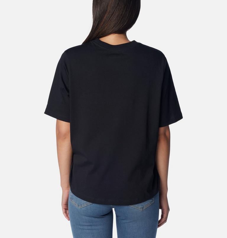 Women's North Cascades Relaxed T-Shirt, Color: Black, College Life, image 2
