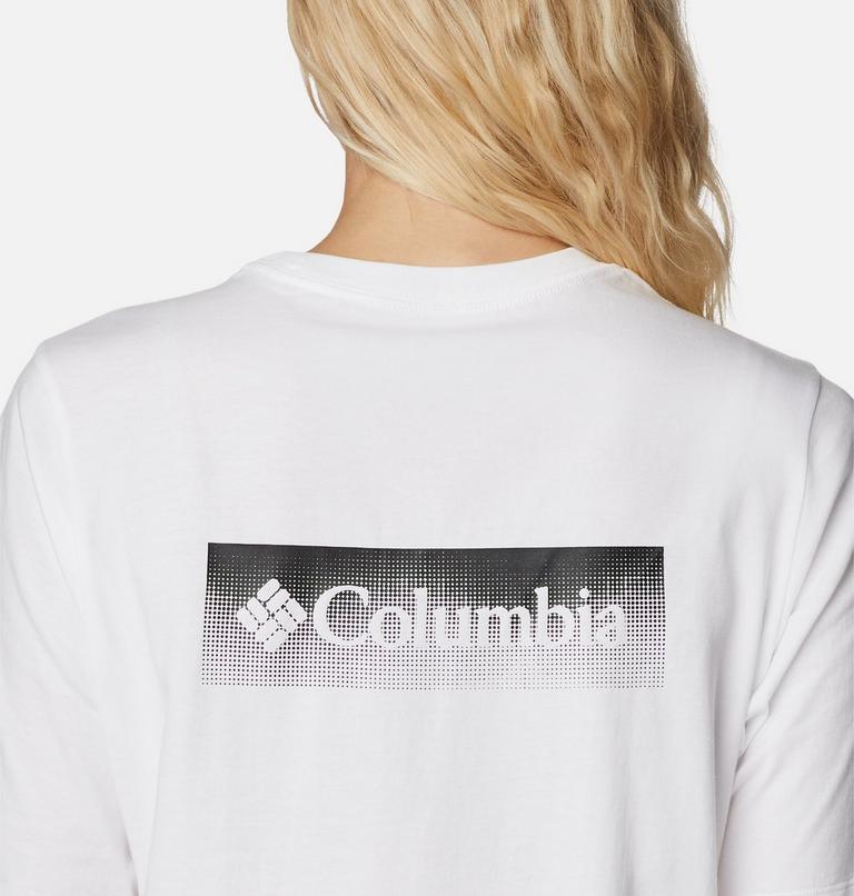 North Cascades Relaxed Tee, Color: White, Framed Halftone Logo Graphic, image 5