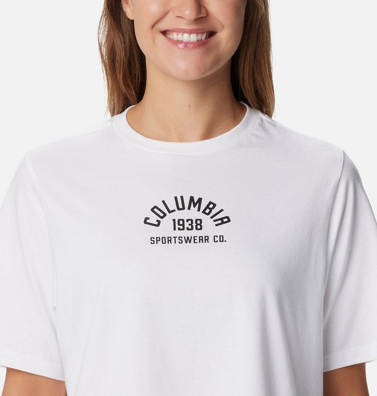 North Cascades Relaxed Tee, Color: White, College Life, image 4