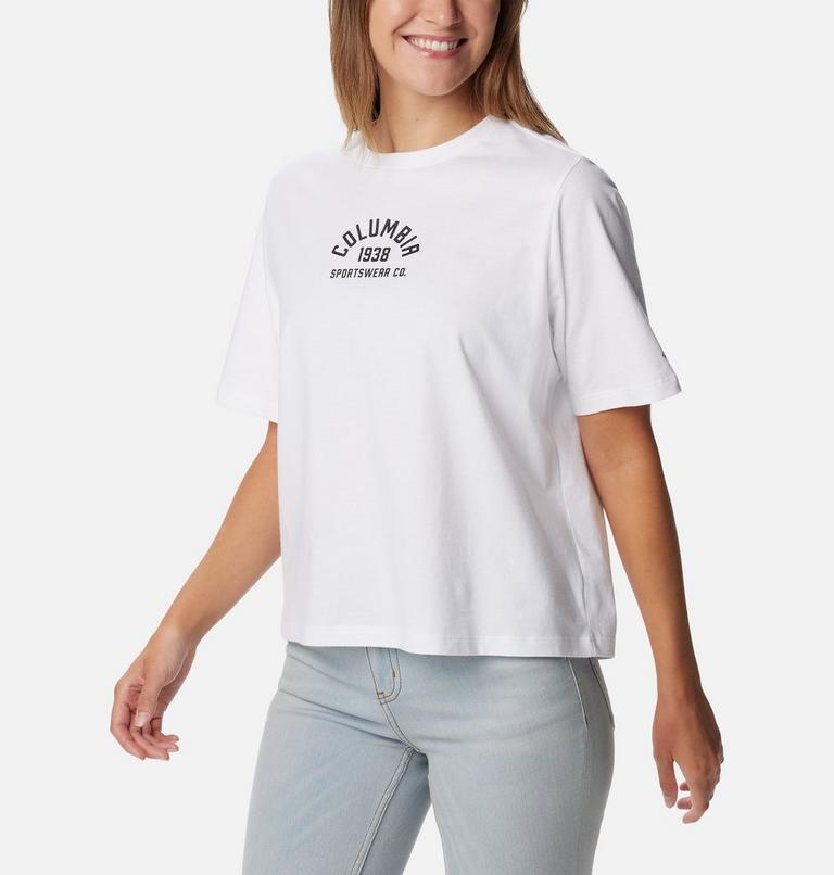 North Cascades Relaxed Tee, Color: White, College Life, image 5