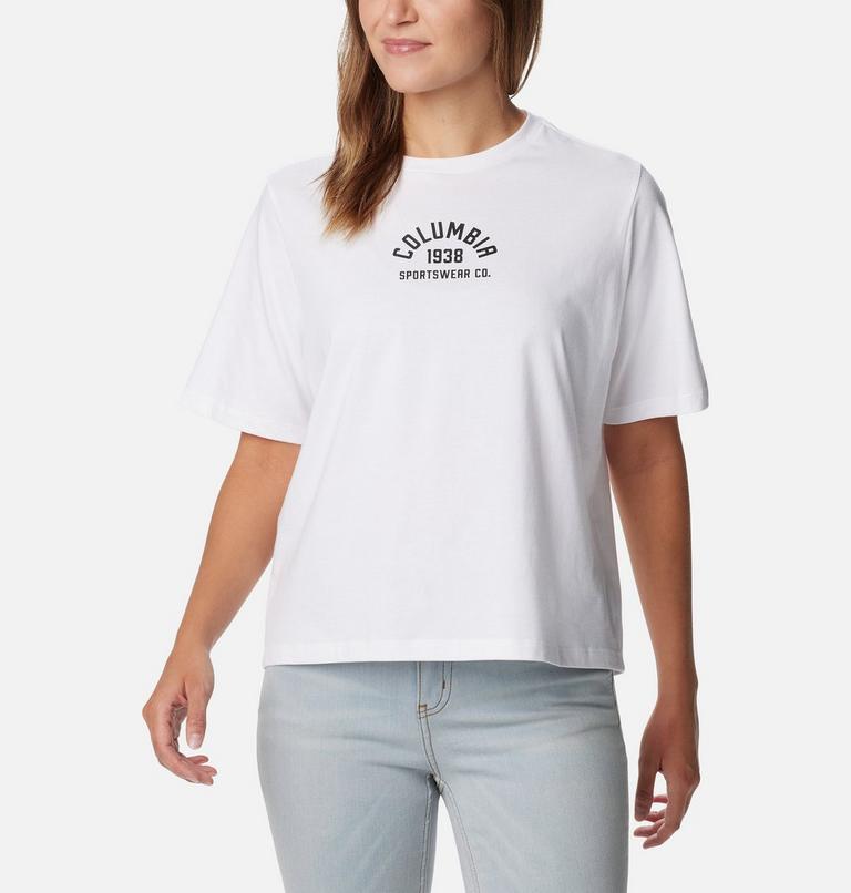 North Cascades Relaxed Tee, Color: White, College Life, image 1