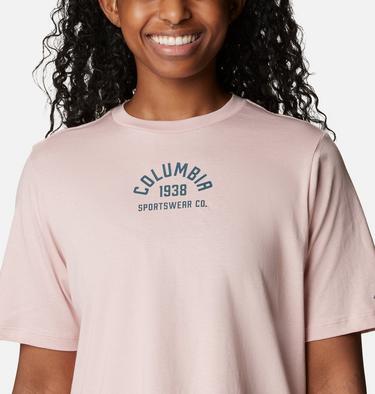 T-shirt North Cascades Relaxed Femme, Color: Dusty Pink, College Life, image 4
