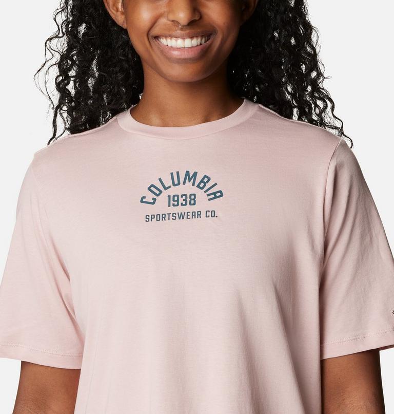 North Cascades Relaxed Tee | 626 | XL, Color: Dusty Pink, College Life, image 4