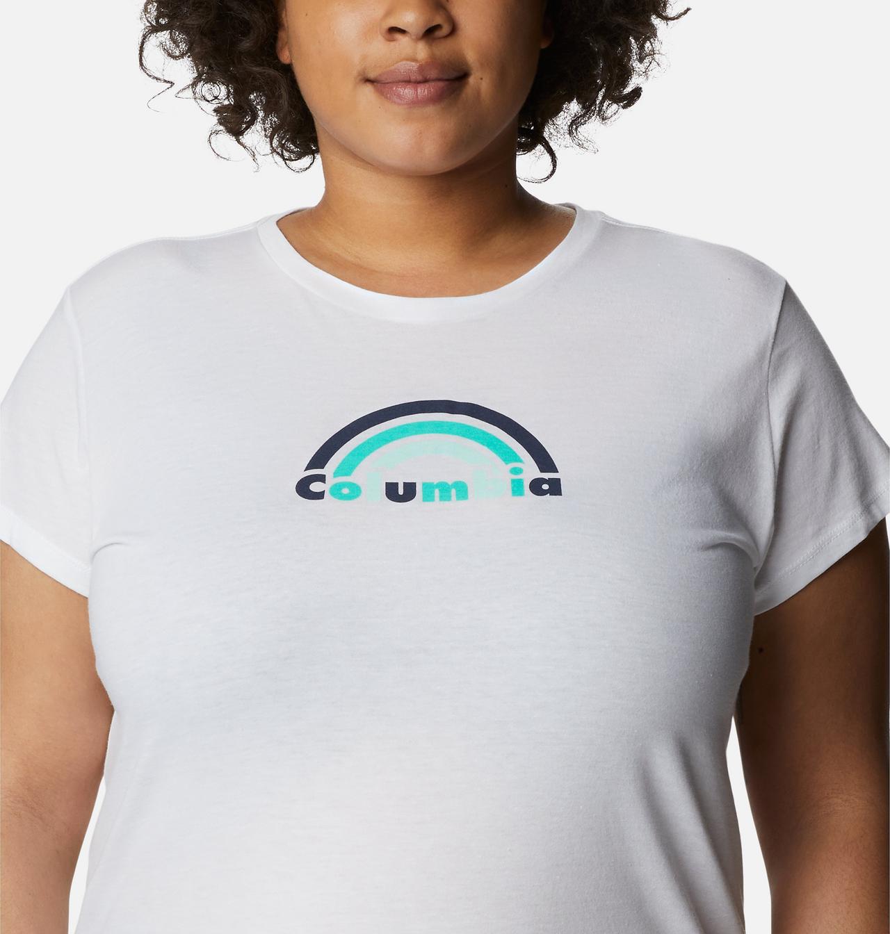 Women's Columbia Trek™ Short Sleeve Graphic Shirt - Plus Size 4