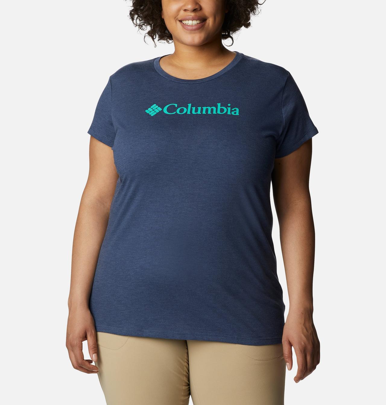 Women's Columbia Trek™ Short Sleeve Graphic Shirt - Plus Size 1