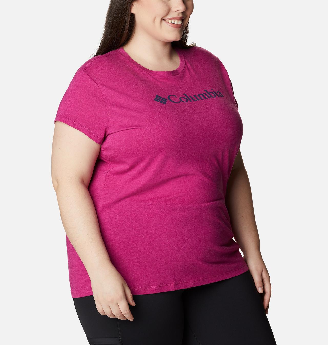 Women's Columbia Trek™ Short Sleeve Graphic Shirt - Plus Size 5