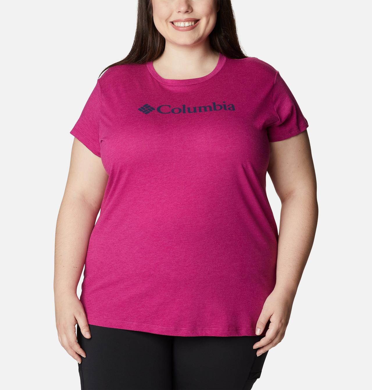 Women's Columbia Trek™ Short Sleeve Graphic Shirt - Plus Size 1