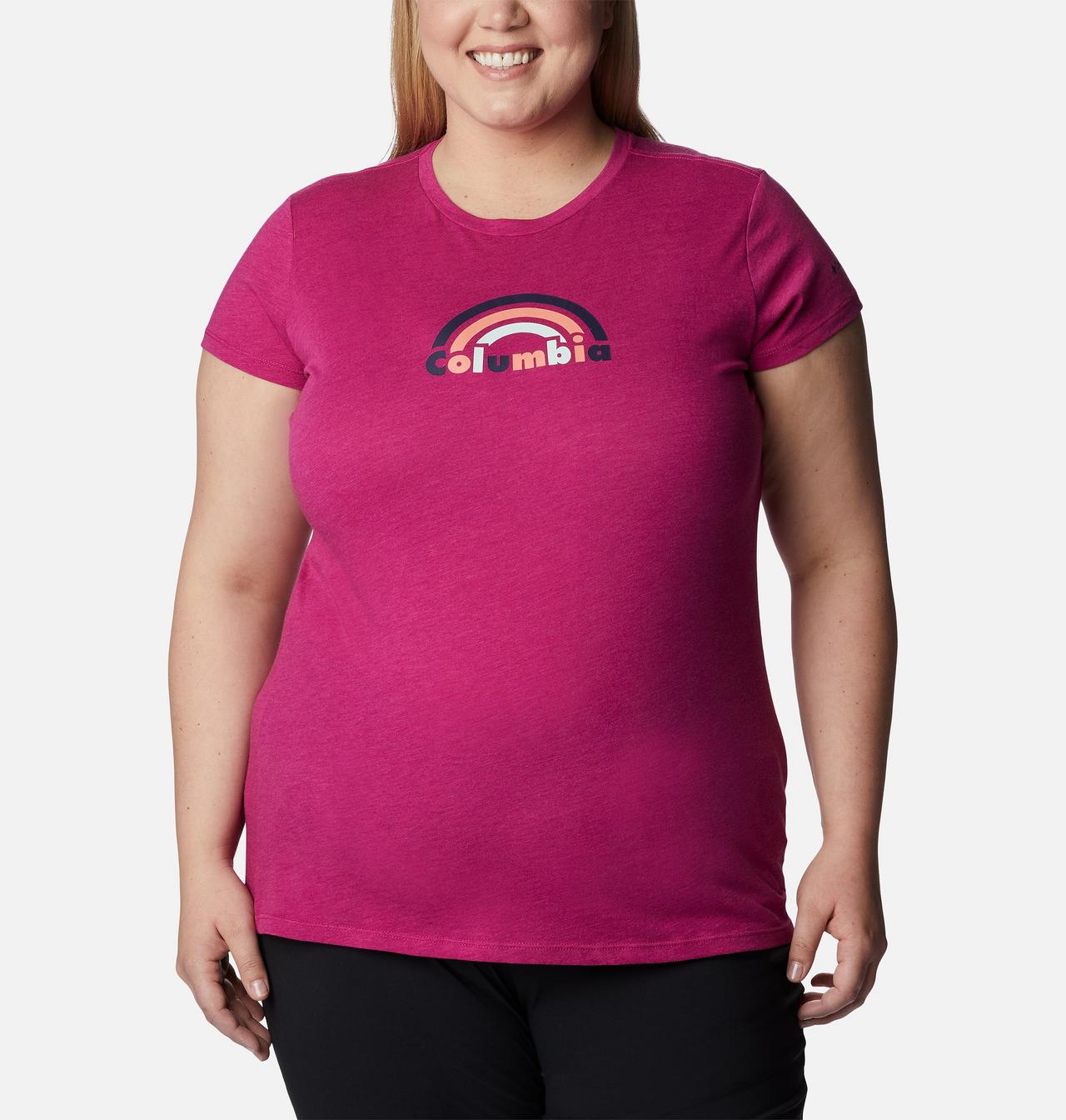 Women's Columbia Trek™ Short Sleeve Graphic Shirt - Plus Size 1