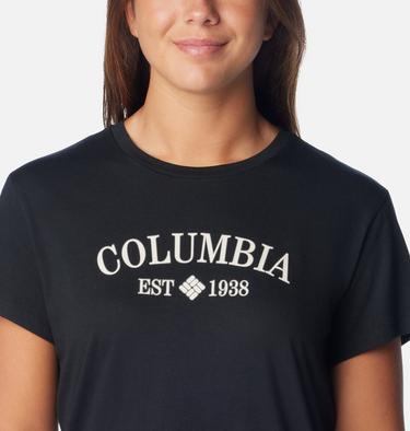 Columbia Trek SS Graphic Tee, Color: Black, CSC Tradition, image 4