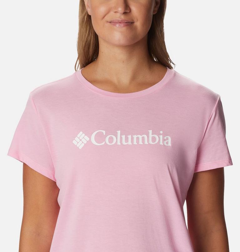 Women&rsquo;s Trek Casual Graphic T-Shirt, Color: Wild Rose, CSC Branded Graphic, image 4