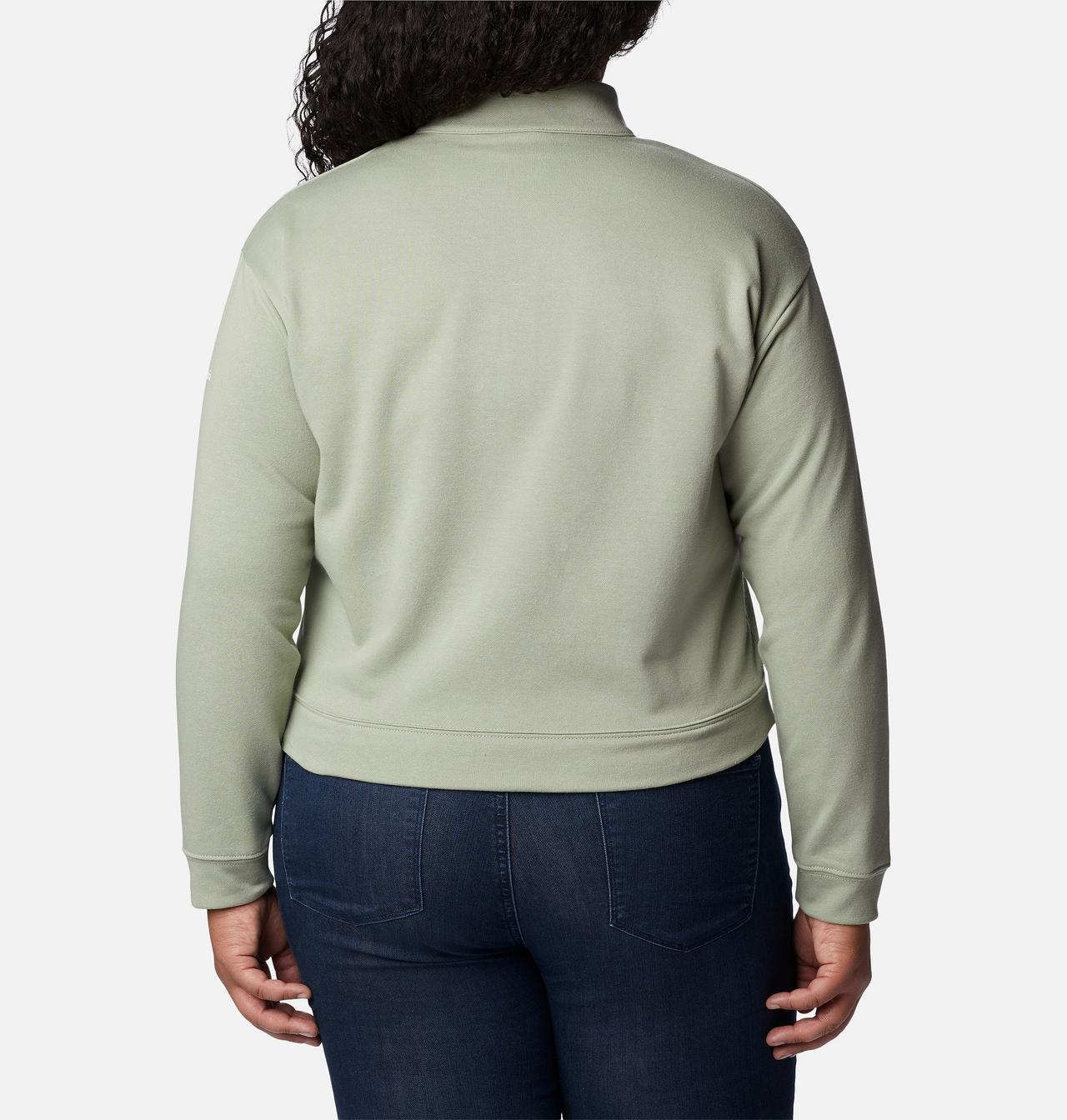 Women's Columbia Trek™ French Terry Half Zip Sweatshirt - Plus Size 2