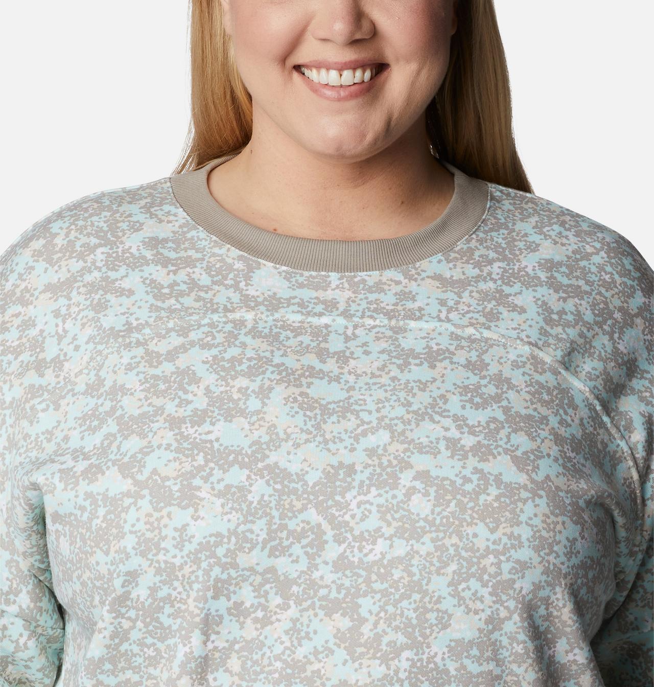 Women's Columbia Lodge™ French Terry Crew - Plus Size 4