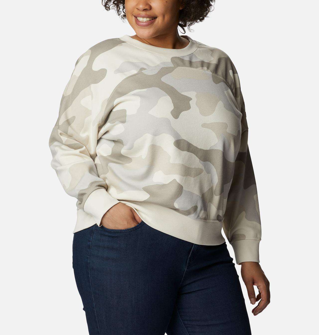 Women's Columbia Lodge™ French Terry Crew - Plus Size 5