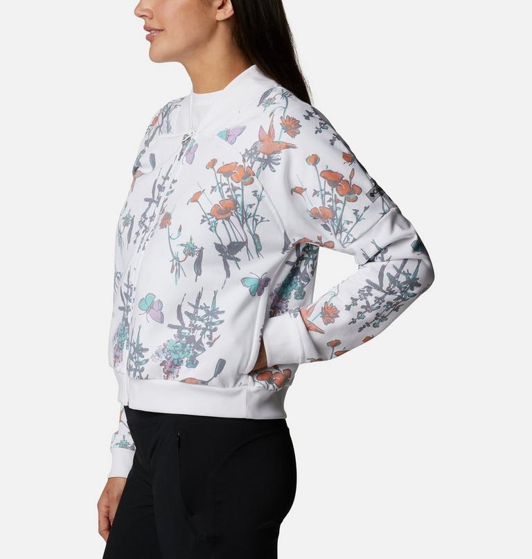 Columbia Lodge French Terry FZ | 100 | S, Color: White Radical Botanical, image 3