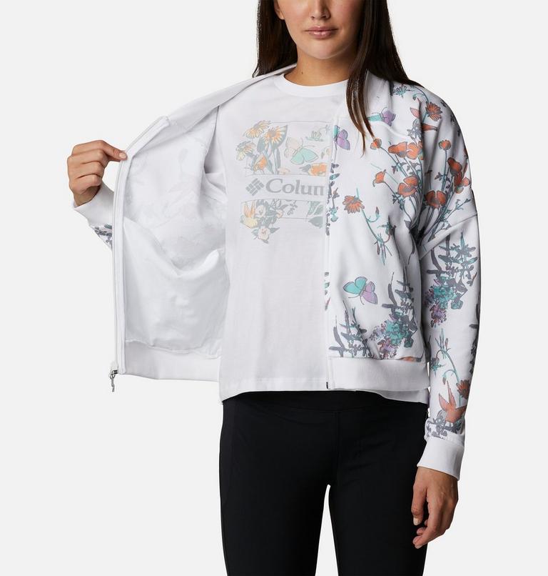 Columbia Lodge French Terry FZ | 100 | S, Color: White Radical Botanical, image 5