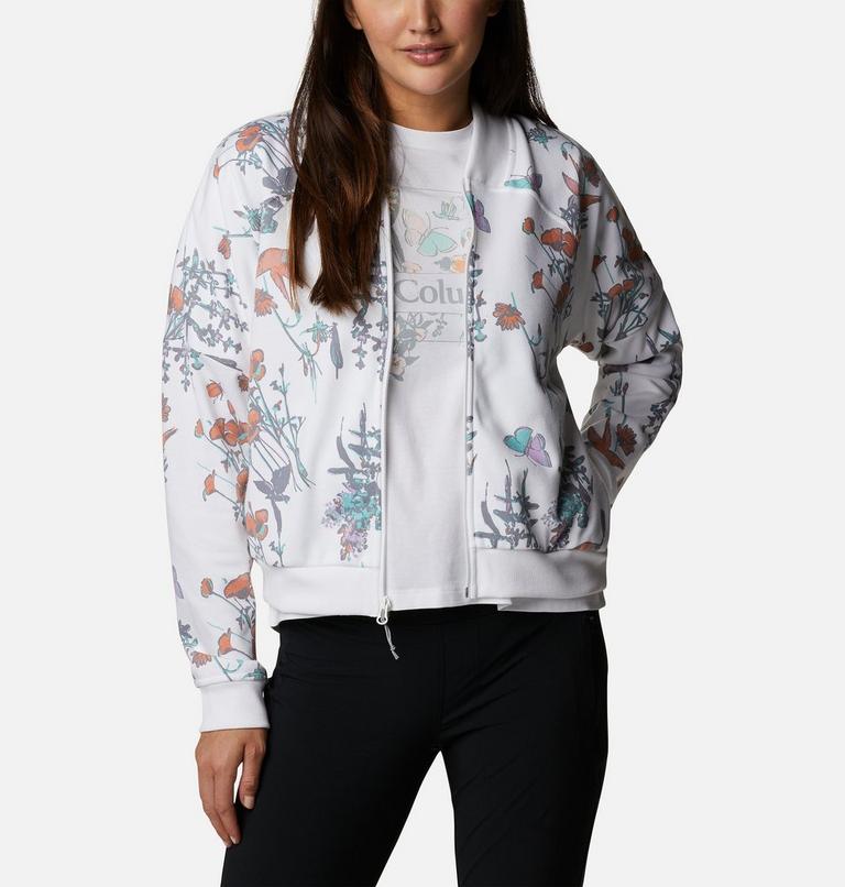 Columbia Lodge French Terry FZ | 100 | S, Color: White Radical Botanical, image 6