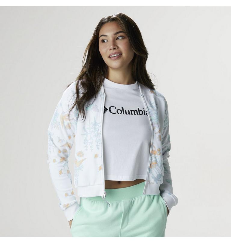 Columbia Lodge French Terry FZ | 100 | S, Color: White Radical Botanical, image 8