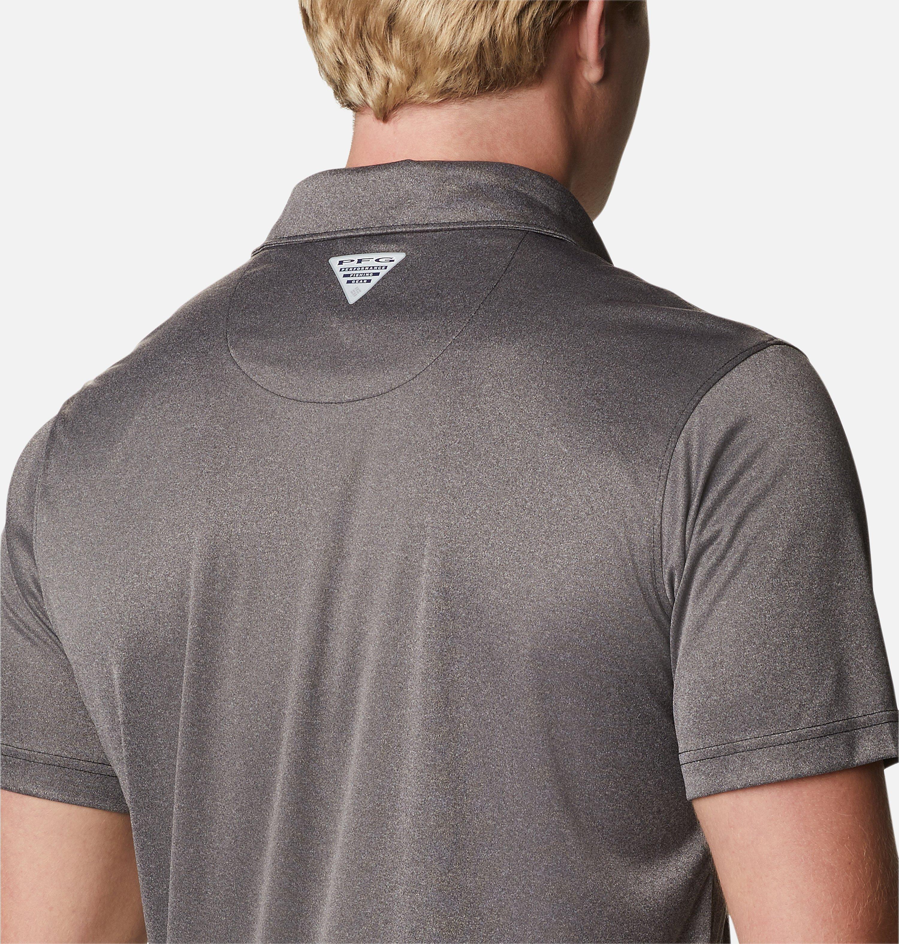 Men's PFG Terminal Tackle Heather Polo 5